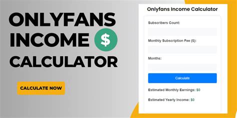 onlyfans income calculator|Creators Calculator